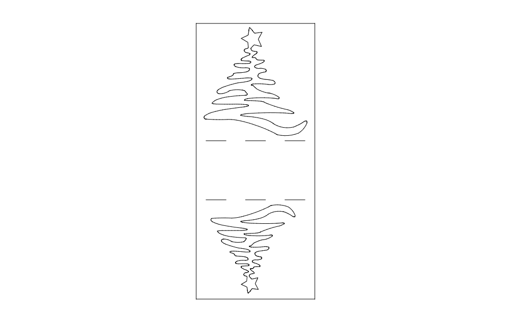 Christmas Napkin Holder Free DXF File Free Vectors