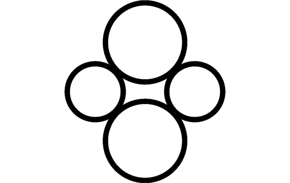 Screen Pattern Circles Free DXF File Free Vectors