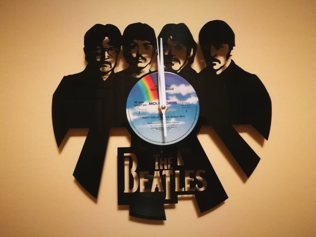 Orologio Vinile Lp Beatles Clock Free DXF File Free Vectors