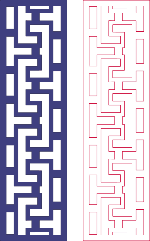 Beautiful Border Decorative Pattern Free DXF File Free Vectors