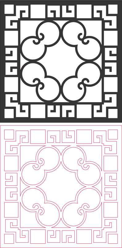 Dxf Pattern Designs 2D 156 Free DXF File Free Vectors