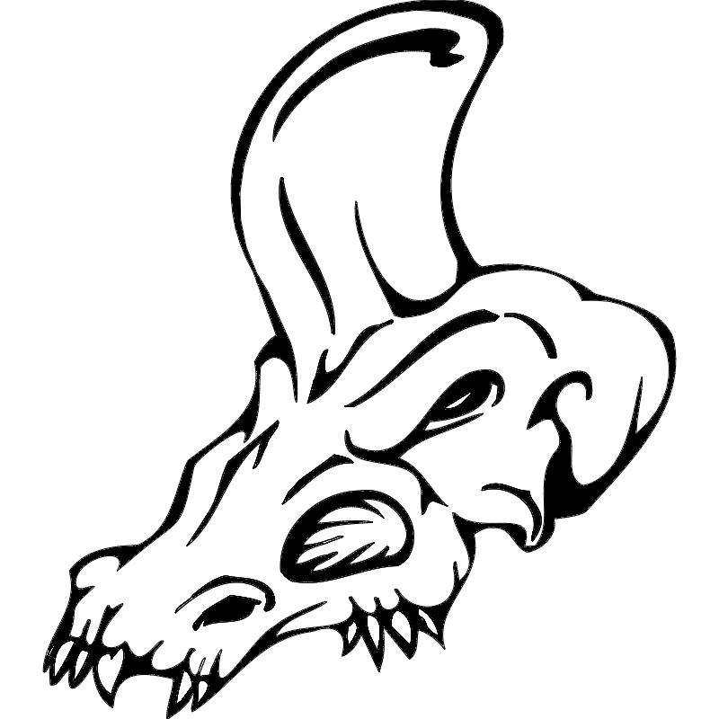 Skull 020 Free DXF File Free Vectors