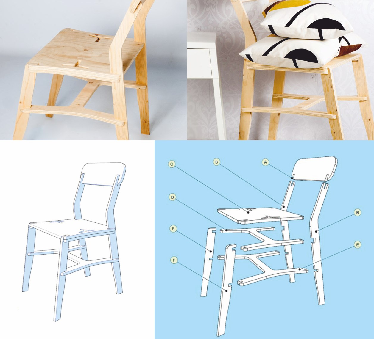 X-Chair Free DXF File Free Vectors