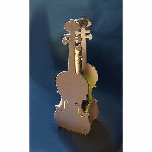 Box For Champagne Violin Free DXF File Free Vectors