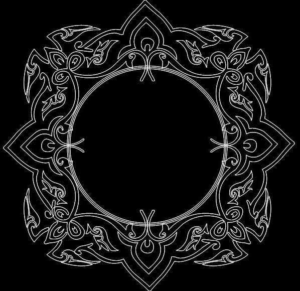 Mirror Frame 0057 Free DXF File Free Vectors