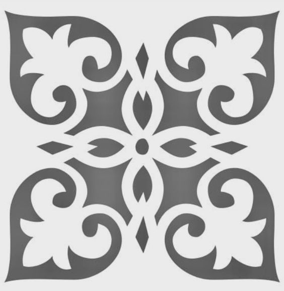Floral Pattern Free DXF File Free Vectors