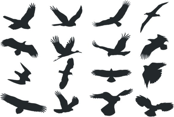 Bird Silhouette Vector Free DXF File Free Vectors
