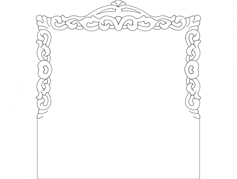 Frame Design Free DXF File Free Vectors