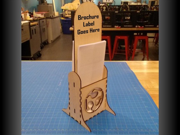 Brochure Stand Free DXF File Free Vectors