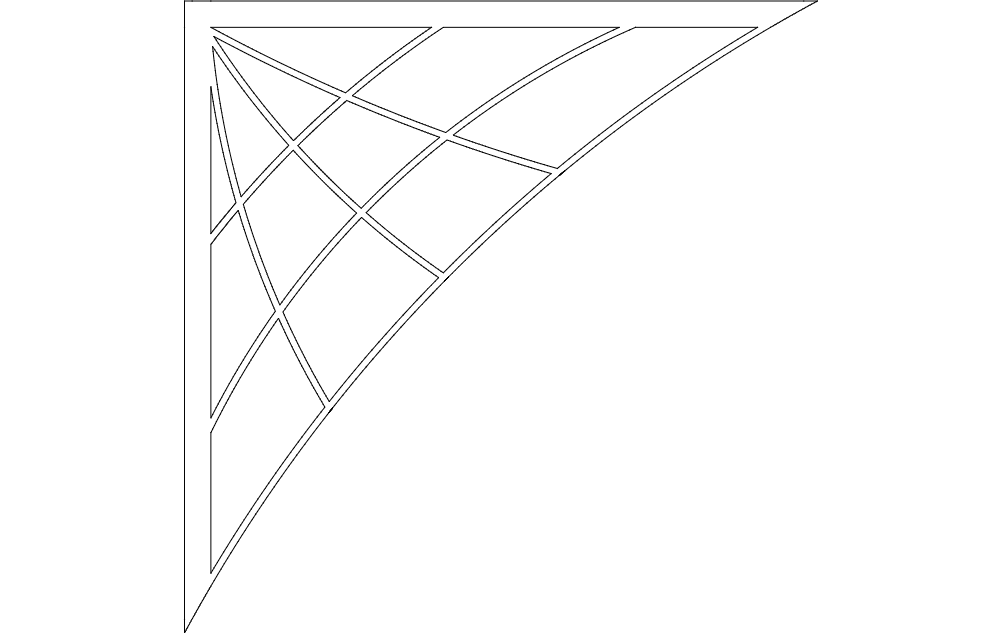 Spiderweb Bracket Free DXF File Free Vectors