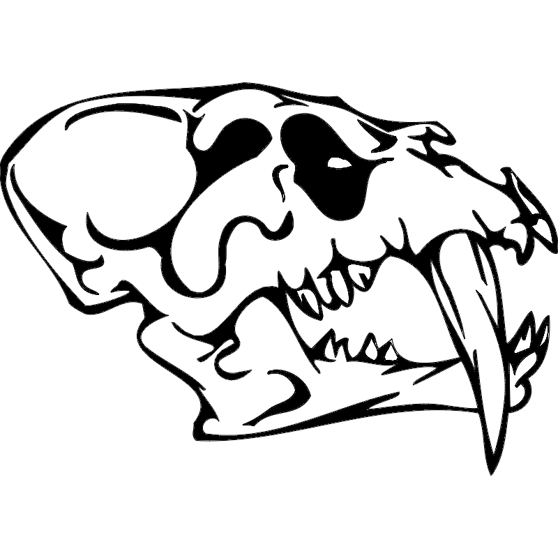 Skull 011 Free DXF File Free Vectors