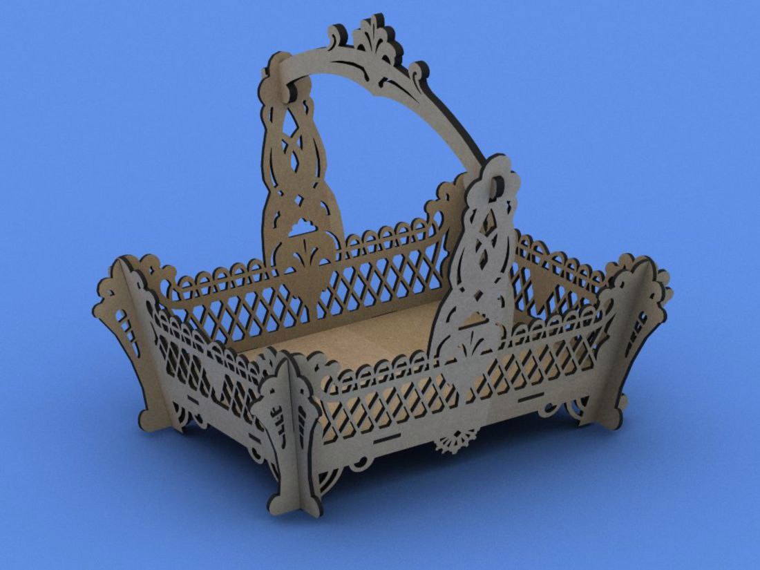 Korzinka (Basket) Free DXF File Free Vectors