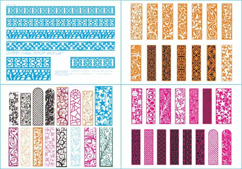 Laser Cut Pattern Collection Free Vector Free Vectors