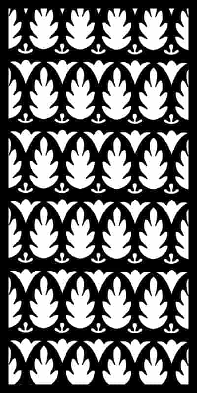 Black And White Flower Pattern Design Free Vector Free Vectors