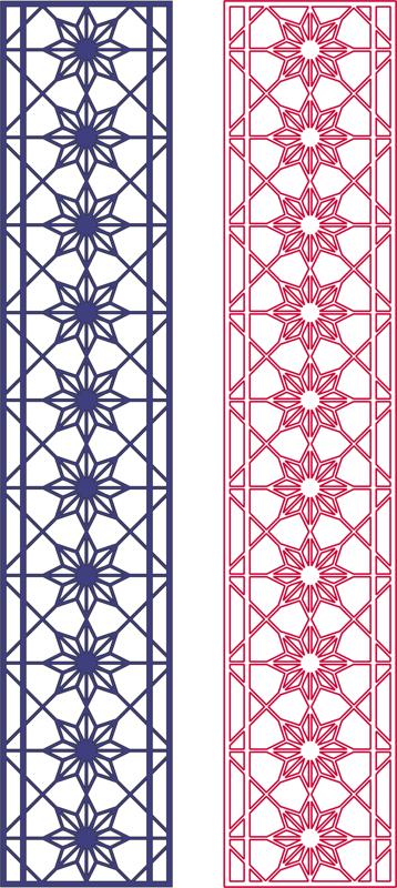 Seamless Star Pattern Design Free DXF File Free Vectors