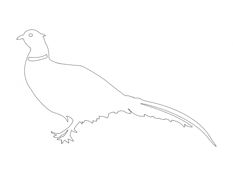 Bird Silhouette Free DXF File Free Vectors