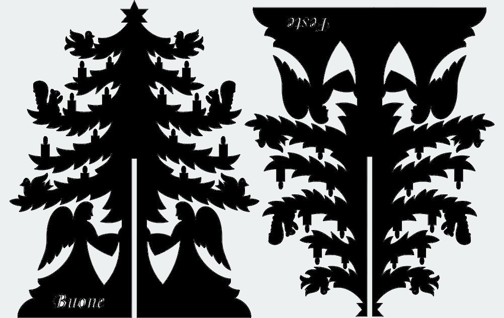 Xmastree Free DXF File Free Vectors
