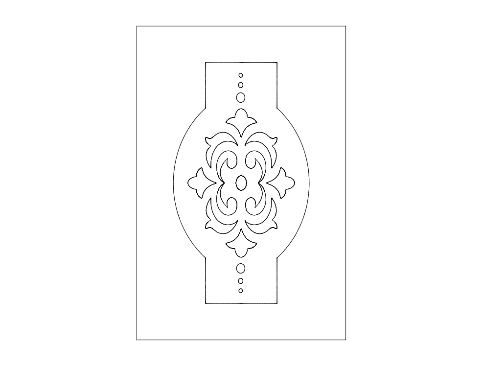 Door Design Pattern Free DXF File Free Vectors