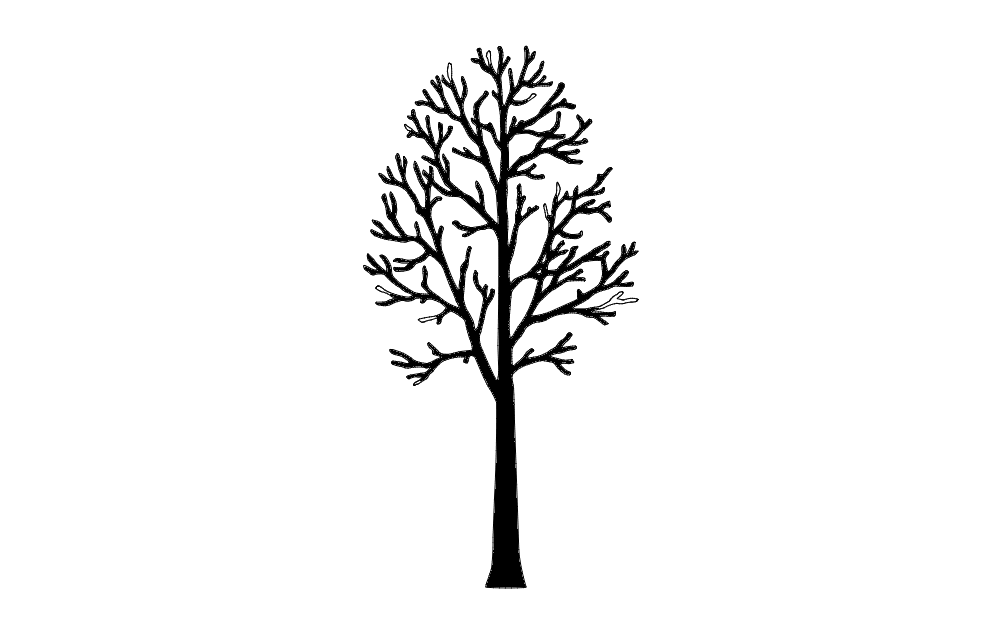 Trees Free DXF File Free Vectors