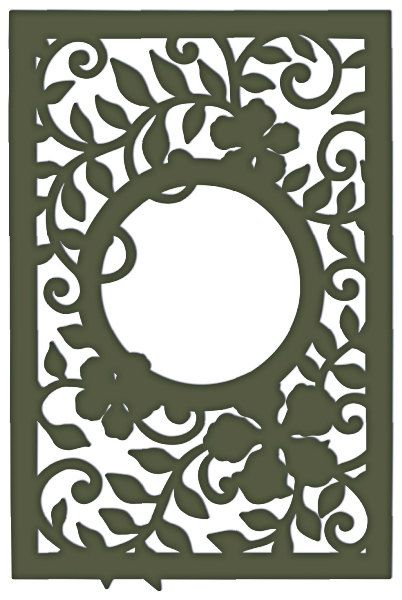 Decorative Leafy Frame Free DXF File Free Vectors