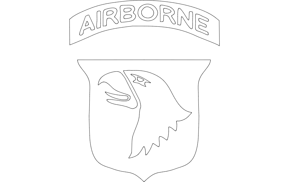 101 Eagle Free DXF File Free Vectors