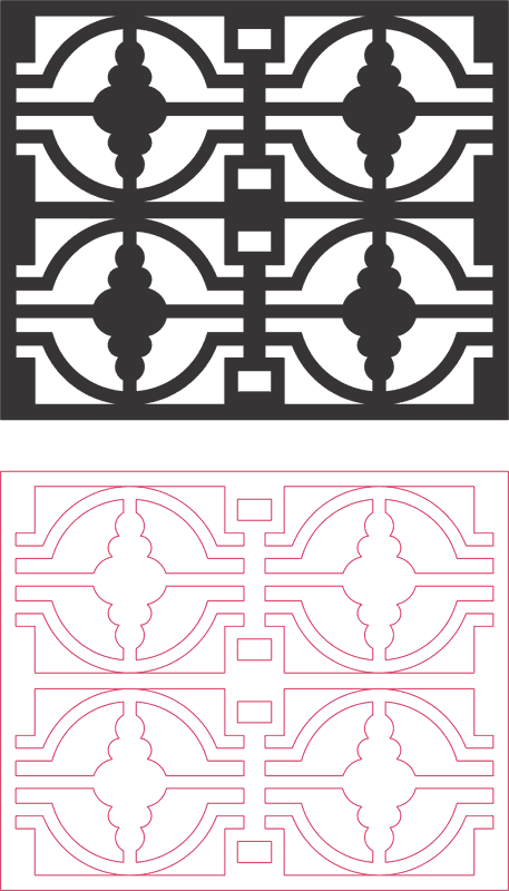 Dxf Grille Pattern Designs Free DXF File Free Vectors