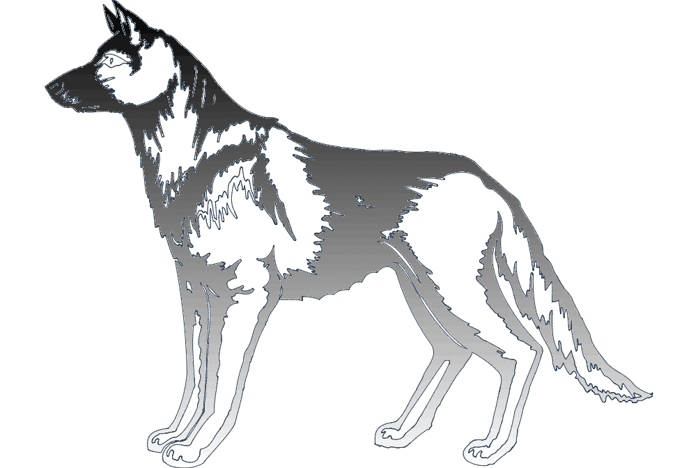 Dog Free DXF File Free Vectors