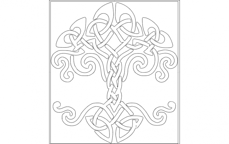 Celtictree Free DXF File Free Vectors