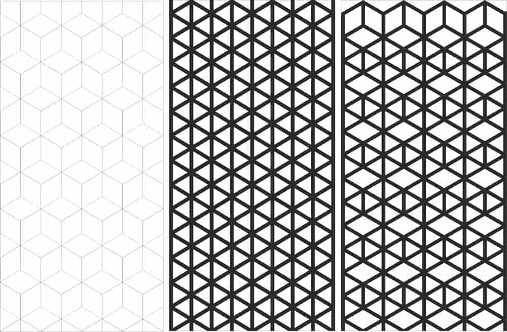 Seamless Abstract Line Pattern Free Vector Free Vectors