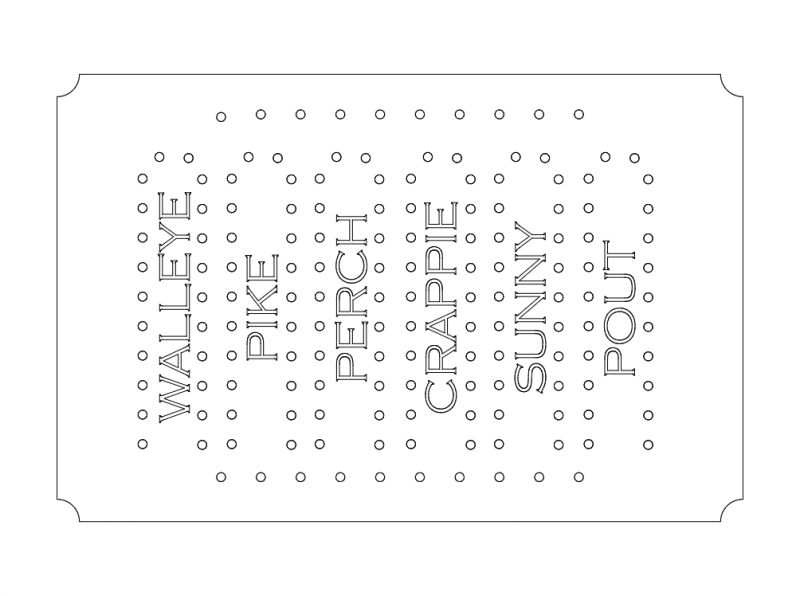 Fishtallyboard Free DXF File Free Vectors