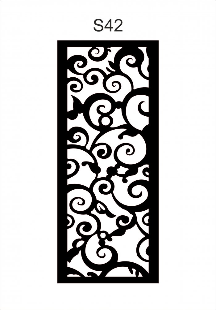 Wall Separator S42 Free DXF File Free Vectors