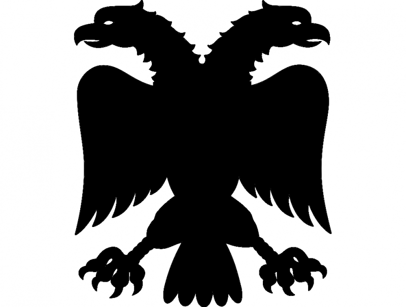 Adler 2Kopf Free DXF File Free Vectors