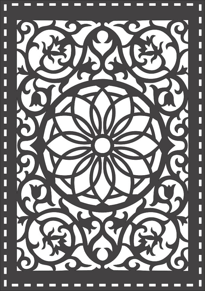 Cnc Pattern Free DXF File Free Vectors