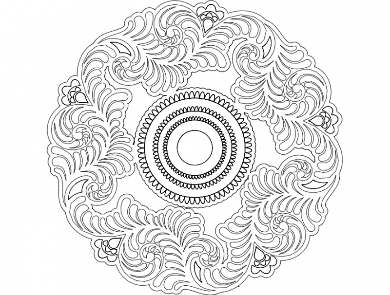 подставка Free DXF File Free Vectors