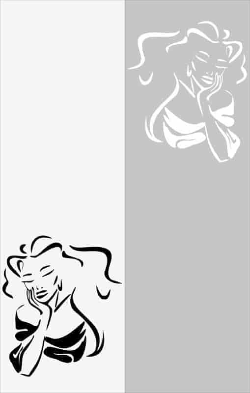 Miss Beauty Sandblast Pattern Free Vector Free Vectors