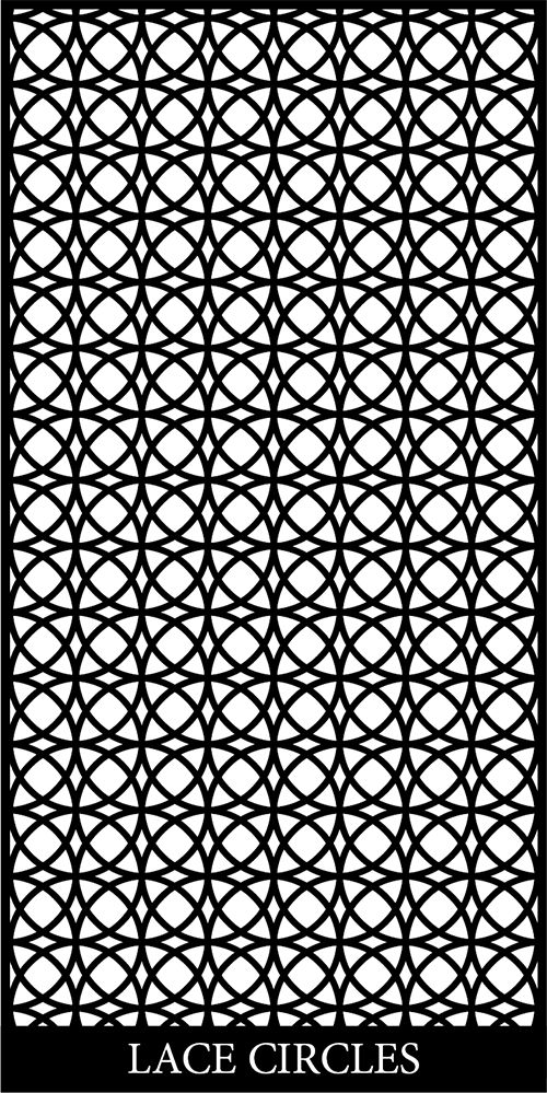 Lace Circles Free DXF File Free Vectors