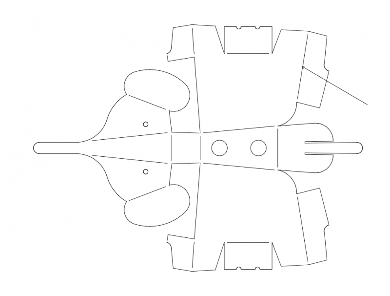 SłOń (Elephant) Free DXF File Free Vectors