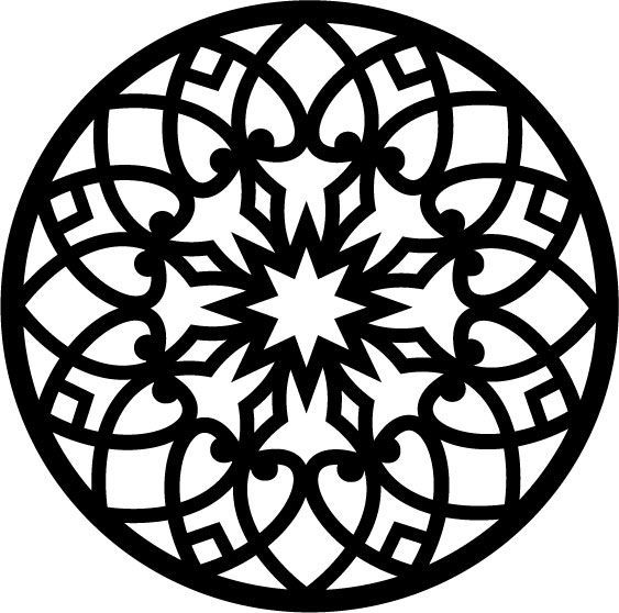 Metal Work Pattern 016 Free DXF File Free Vectors