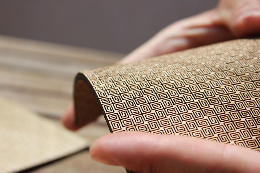 Fabric Pattern Living Hinge Template For Laser Cut Free DXF File Free Vectors