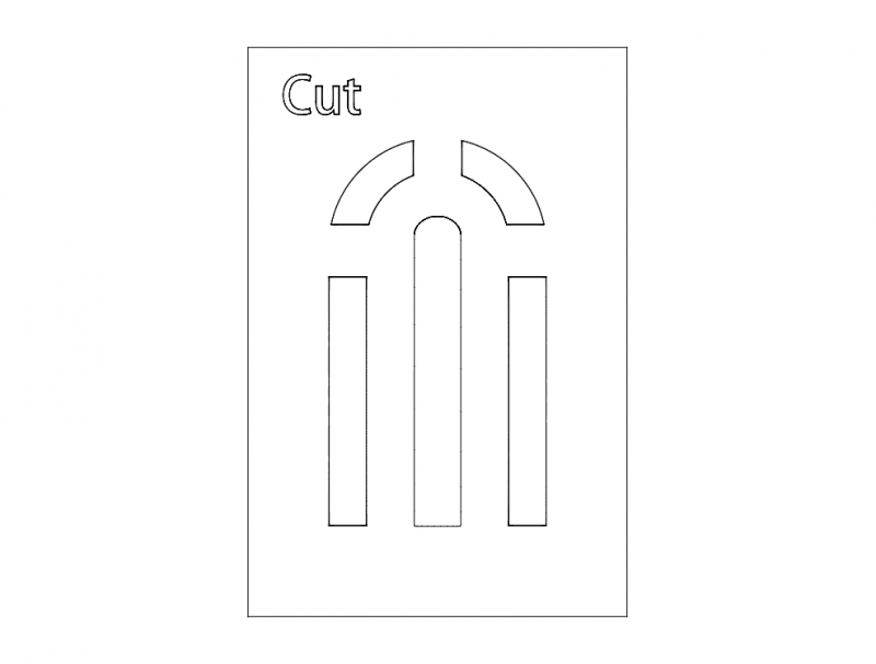 Door Design Arcs Free DXF File Free Vectors