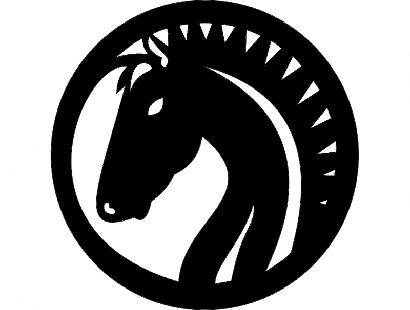 Design Horse Fil 0009 DXF File Free Vectors