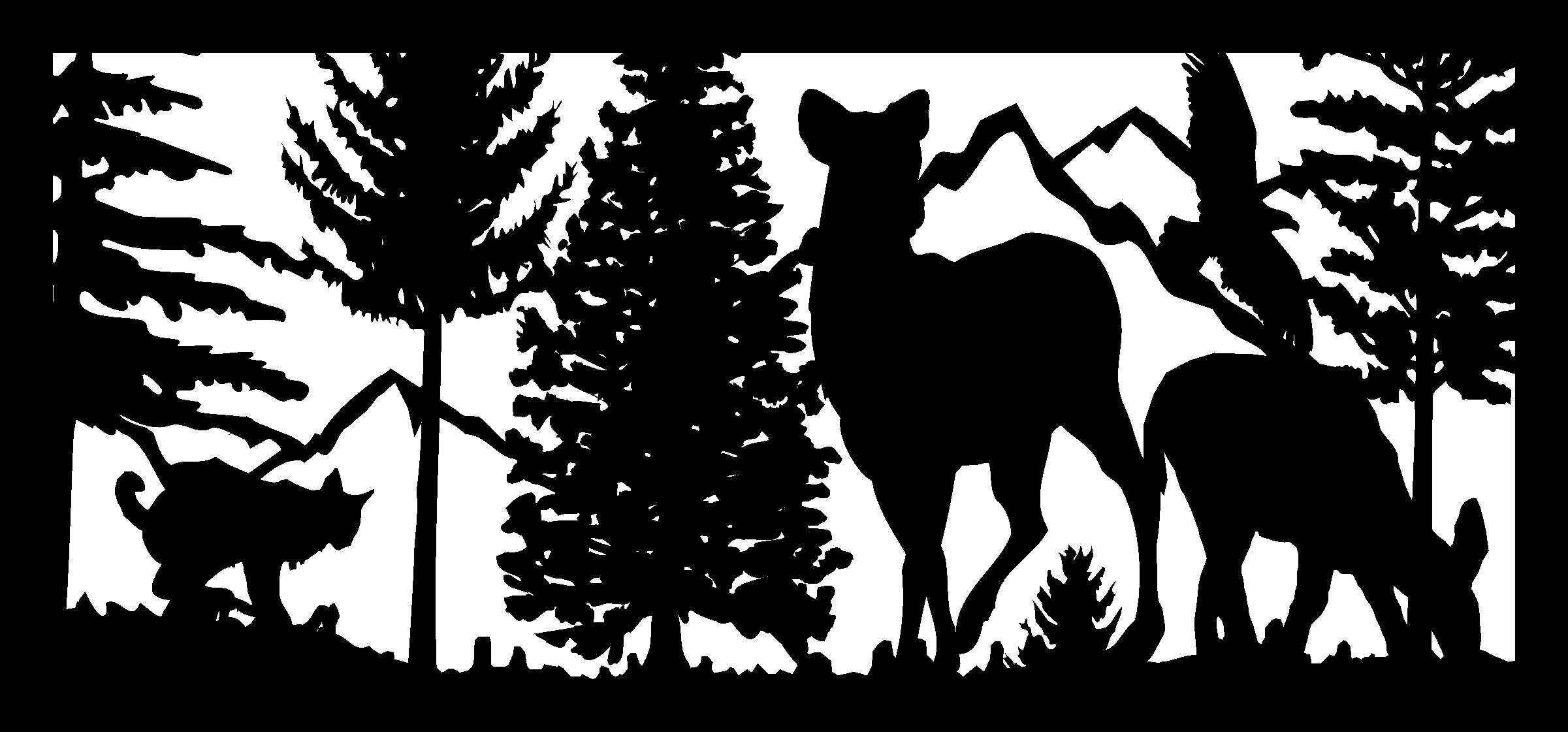 28 X 60 Bobcat Two Doe Eagle Mountains Free DXF File Free Vectors