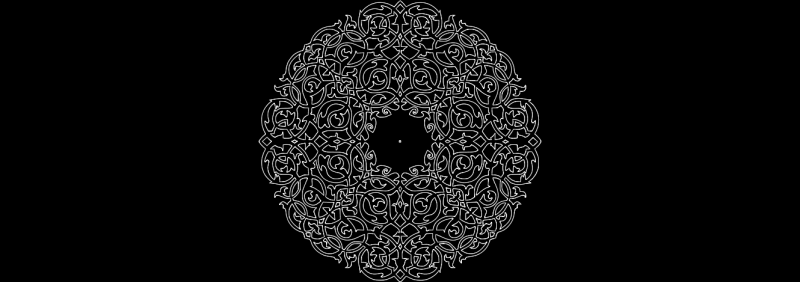 Arabesk-Clock Free DXF File Free Vectors
