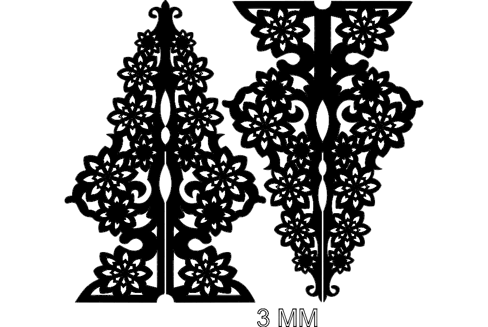 Stand Tree Free DXF File Free Vectors