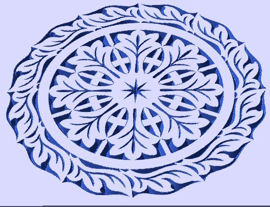 узор круглый Free DXF File Free Vectors