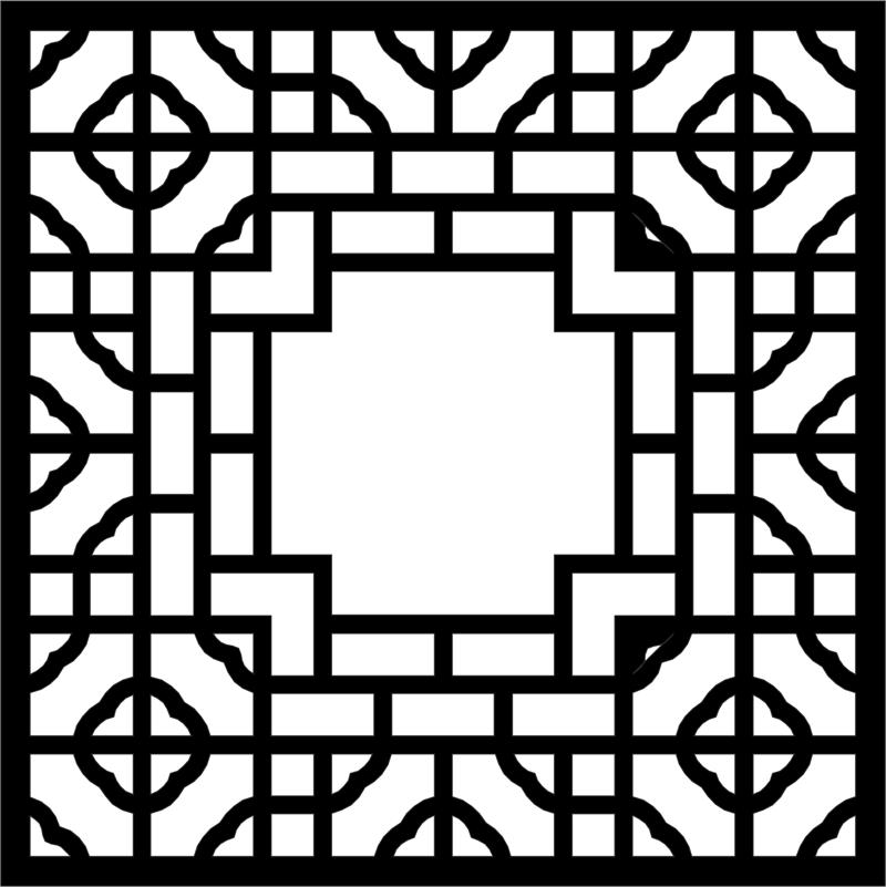 Ornamental Pattern Free DXF File Free Vectors