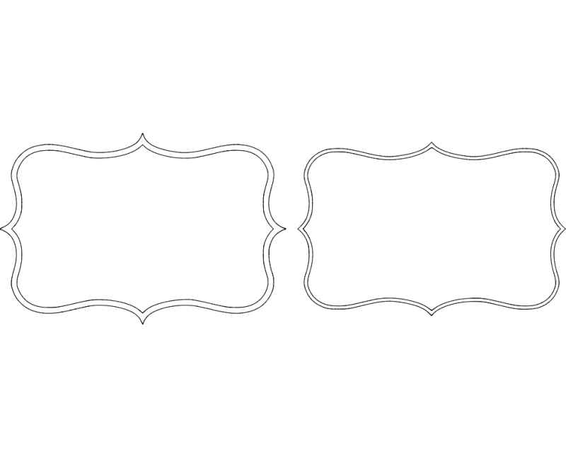 Frame 24 Free DXF File Free Vectors