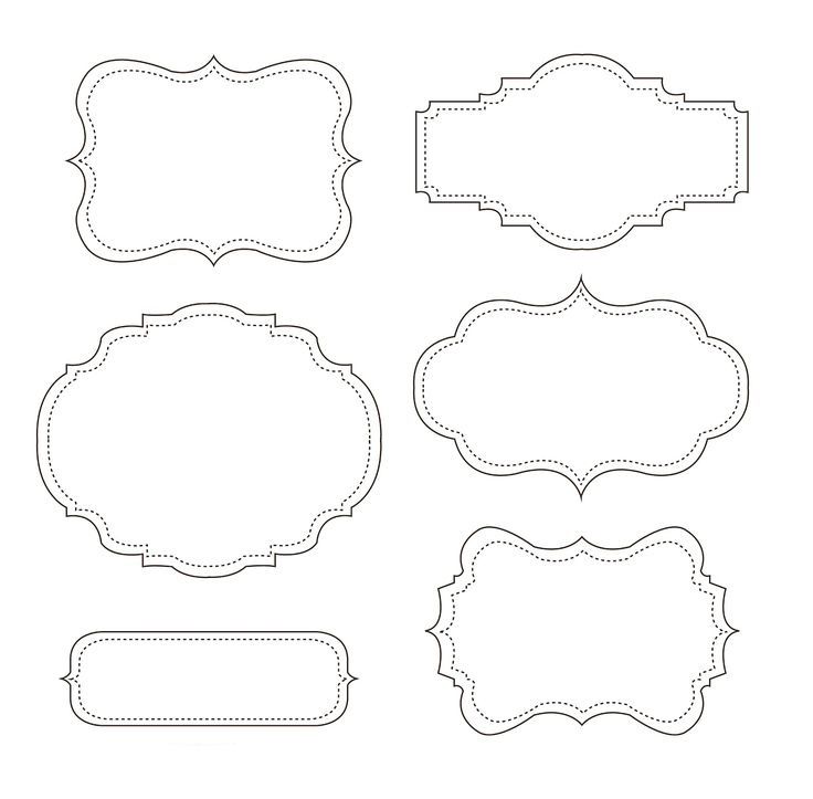 Mirror Frames (Candy Buffet) Free DXF File Free Vectors