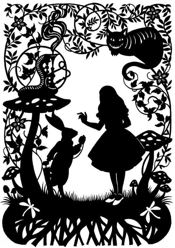 Alice In Wonderland Free DXF File Free Vectors