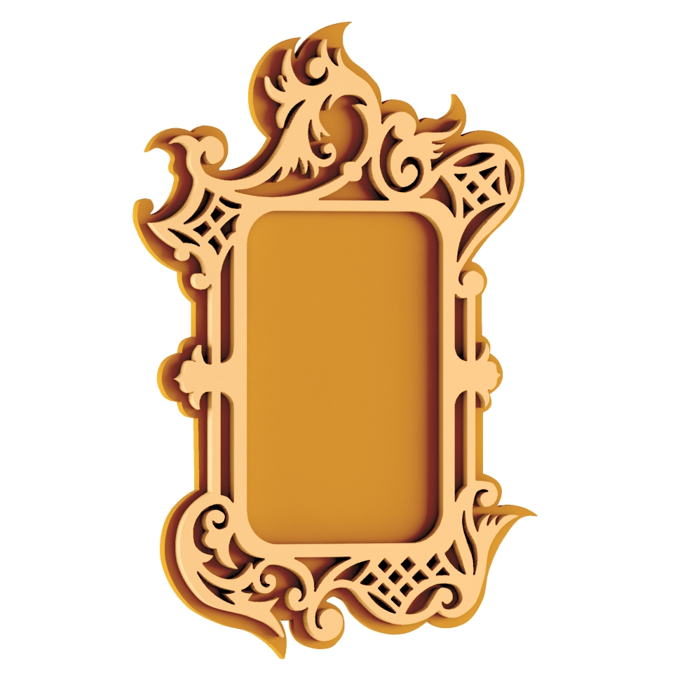 Plywood Mirror Frame Free DXF File Free Vectors